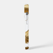 Golden Chinese Dragon Art | Mythical Creature Fant iPhoneケース (左側面)