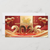 Golden Chinese New Year Horse 2026 FHC シーズンカード (正面)