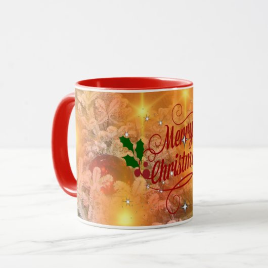   Golden Christmas design, マグカップ (正面左)