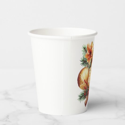 Golden Christmas Star with Cinnamon 紙コップ (右)