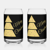 Golden Christmas Tree Drinkware Set ガラス缶 (正面)