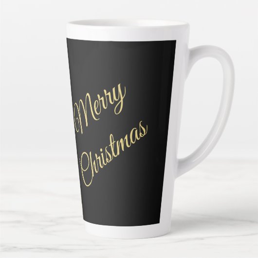 Golden Christmas Tree Latte Mug カフェラテマグ (右)