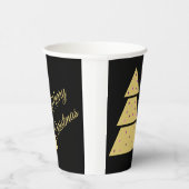 Golden Christmas Tree Paper Cup 紙コップ (右)