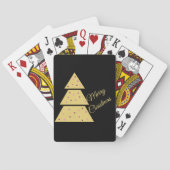 Golden Christmas Tree Playing Cards トランプ (裏面)