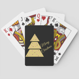 Golden Christmas Tree Playing Cards トランプ