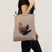 Golden Cockerel Rooster all over bag トートバッグ (クローズアップ)