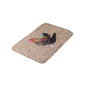 Golden Cockerel Rooster bathmat バスマット (アングル)