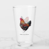 Golden Cockerel Rooster glass タンブラーグラス (裏面)