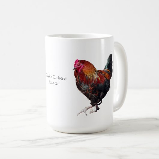 Golden Cockerel Rooster mug コーヒーマグカップ (正面右)