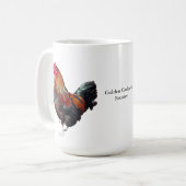 Golden Cockerel Rooster mug コーヒーマグカップ (正面左)