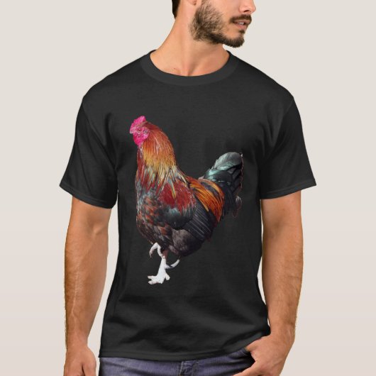Golden Cockerel Rooster shirt Tシャツ (正面)