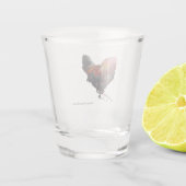 Golden Cockerel Rooster shot glass ショットグラス (裏面)