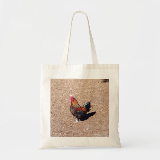 Golden Cockerel Rooster tote bag トートバッグ (正面)