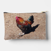 Golden Cockerel Rooster zipper bag アクセサリーポーチ (裏面)