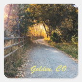Golden. Colorado スクエアシール (正面)
