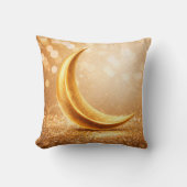 Golden Crescent Moon Cushion クッション (正面)
