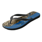 “Golden Crest Lion & Dragon Men’s Sandals ビーチサンダル (アングル)