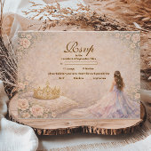 Golden Crown Fairytale Quinceañera 出欠カード