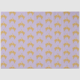 Golden Crown Girl Princess Birthday Party Hat 薄葉紙