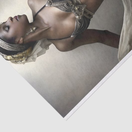 Golden Dancer in Regal Beadwork Decoupage  薄葉紙 (詳細)