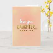 Golden Daughter Love You Card カード (黄色い花)