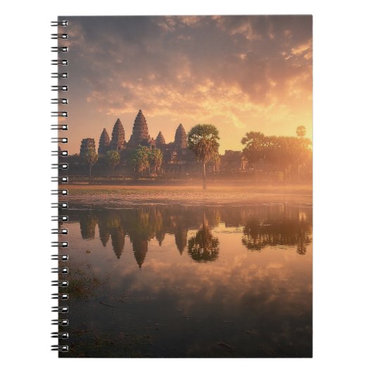 Golden Dawn Angkor Wat Notebook ノートブック (正面)