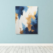 Golden Depths Premium Wrapped Canvas キャンバスプリント (インサイチュ (ウッドフロア))