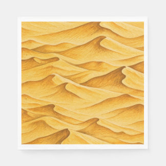 Golden Desert Sand Dunes スタンダードランチョンナプキン