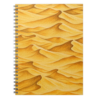 Golden Desert Sand Dunes ノートブック