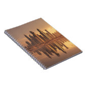 Golden Desert Skyline Reflection Notebook ノートブック (右側)