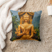 Golden Dhamma in the Northern Hills クッション (ブランケット)
