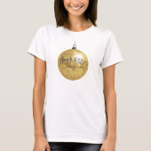 Golden Disco Ball 2026 New Year Eve Tシャツ (正面)