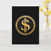 Golden Dollar Sign D.o.g.e. 4th Of July 1776 2025  カード (黄色い花)