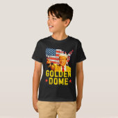 Golden Dome Trump Great American Map Patriotic 4th Tシャツ (正面フル)