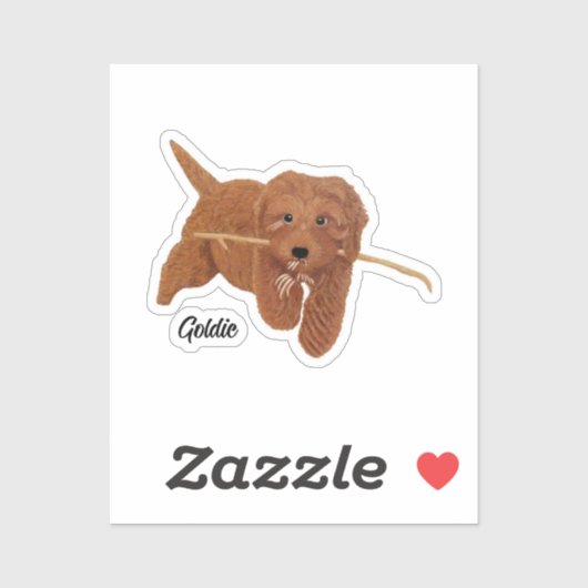 Golden Doodle  シール (シート)