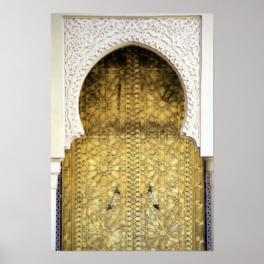 Golden Door and an Arch Way, Morocco ポスター (正面)