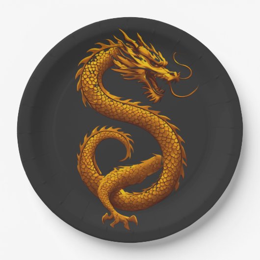 Golden Dragon ペーパープレート (正面)
