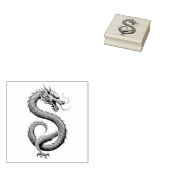 Golden Dragon ラバースタンプ (押印)
