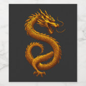 Golden Dragon ワインラベル (シングルラベル)