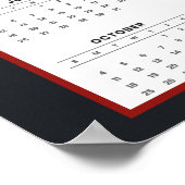 Golden Dragon Calendar 2026 – Autumn Fire  ポスター (角)