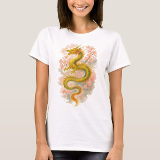 【Golden Dragon Japanese Art Women’s T-Shirt】 Tシャツ