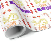 Golden Dragon Rising ラッピングペーパー (ロールコーナー)