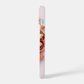 Golden dragonfly jewelry style artistic aesthetic  iPhone 15ケース (左側面)