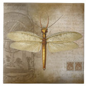 GOLDEN DRAGONFLY TILE タイル (正面)