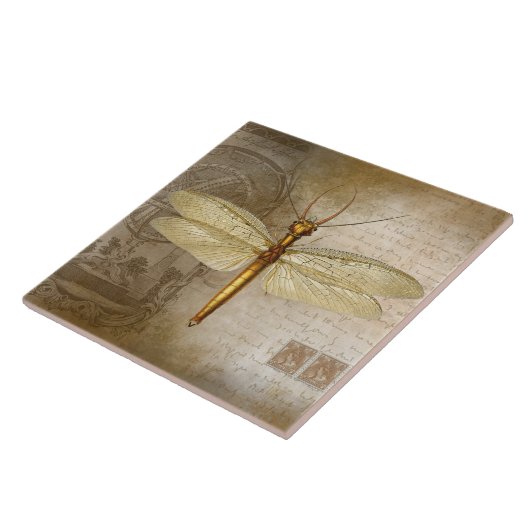 GOLDEN DRAGONFLY TILE タイル (側面)