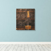 Golden Dreams 10/14 by Max Zaxster キャンバスプリント (インサイチュ (ウッドフロア))