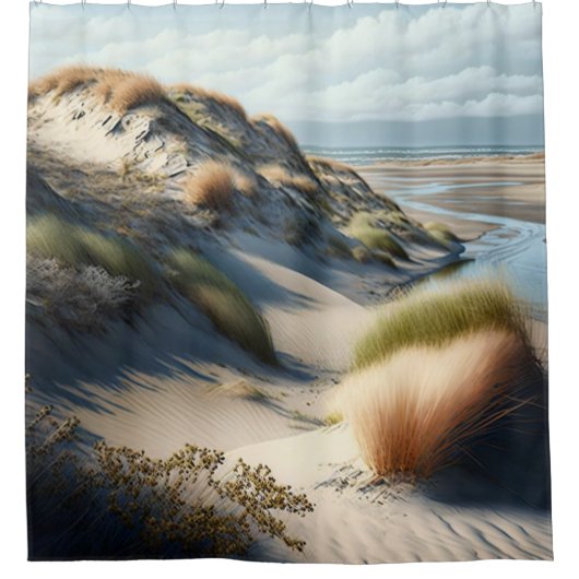 Golden Dunes シャワーカーテン (正面)