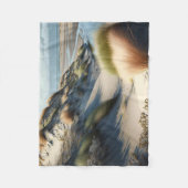 Golden Dunes フリースブランケット (正面)