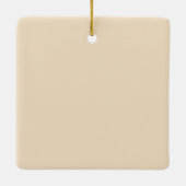 Golden Dusk City Ornament – Customizable セラミックオーナメント (裏面)