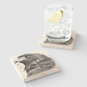 Golden Eagle ストーンコースター (横)